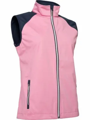 Women Arden Softshell Vest In Rhubarb