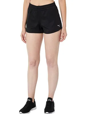 Women's Brand Logo Embroidered Sport Short,Black