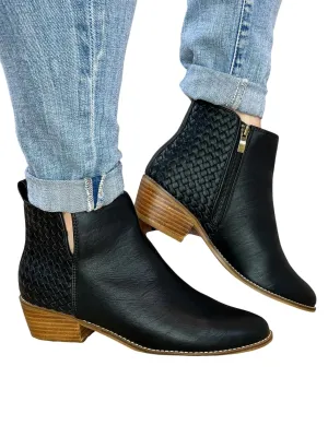 Women's Half N Half Black Boots