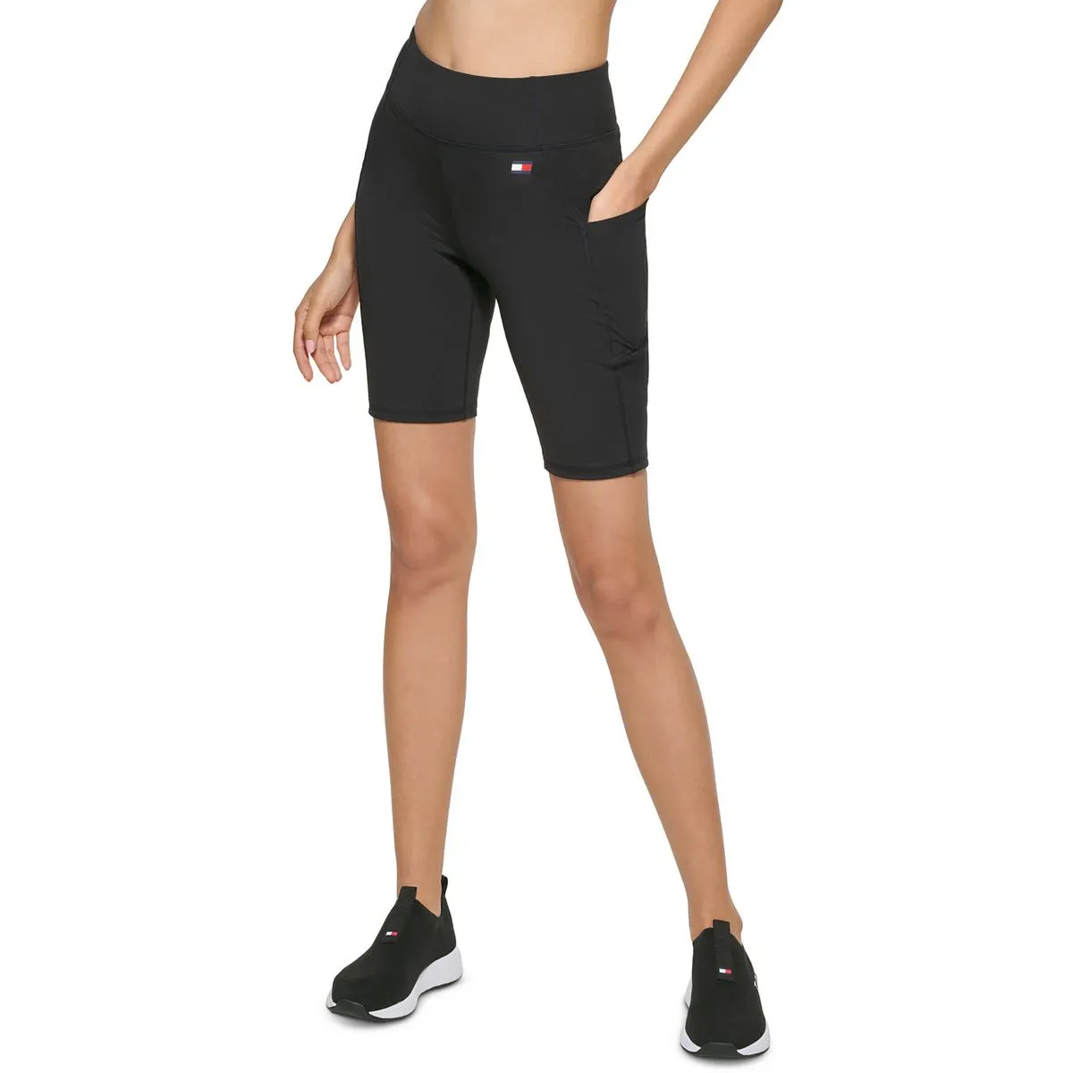 Womens High Rise Compression Bike Short