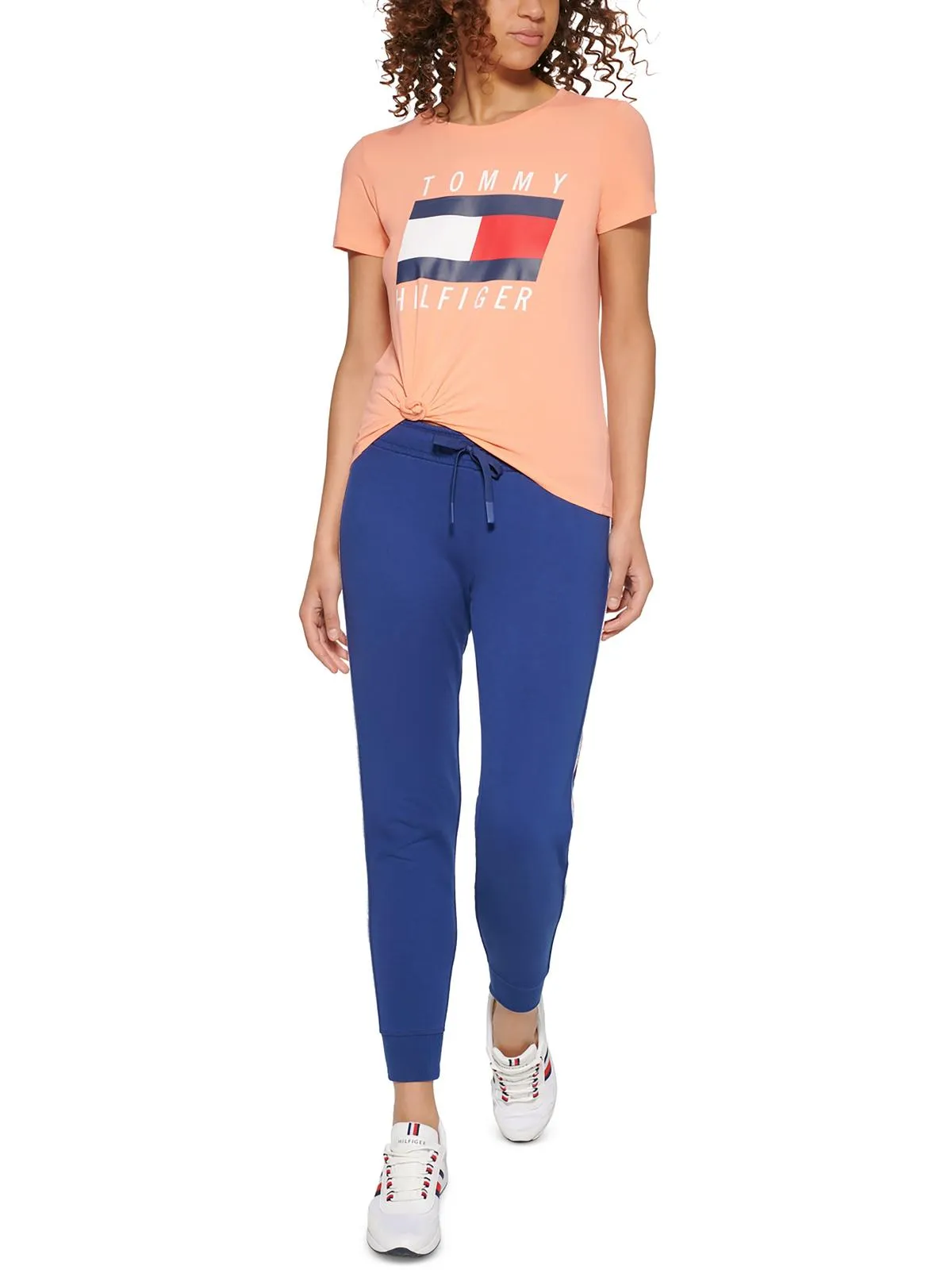 Womens Knit Crewneck Graphic T-Shirt