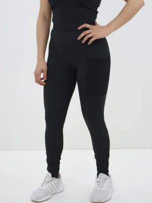 Women's Mesh Side Pocket Legging,Black