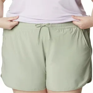 Women's Plain Solid Sport Short,Light Olive