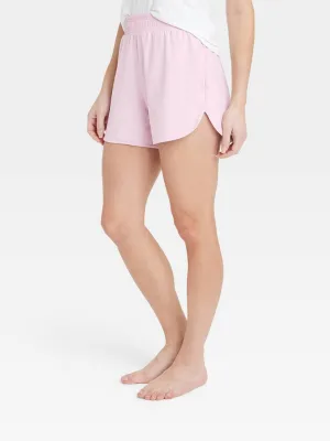 Women's Plain Sport Short,Light Pink