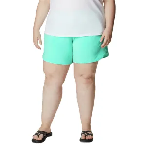 Women's Plus Size Stretch Short,Green
