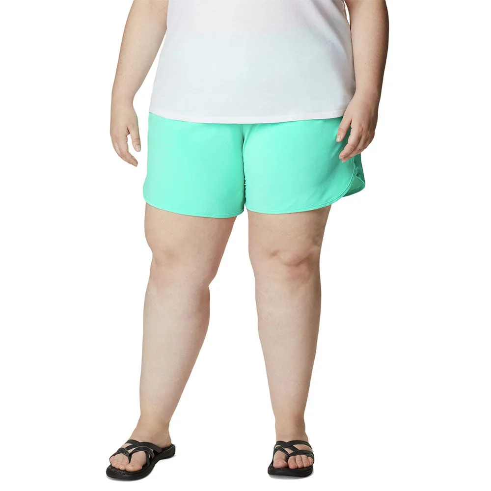 Women's Plus Size Stretch Short,Green