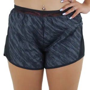 Women's Printed Sport Short,Grey