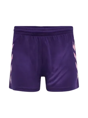 Women's Printed Sports Shorts,Purple