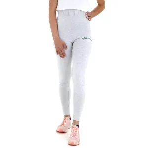 Women's Side Brand Print Sport Pant,Light Grey