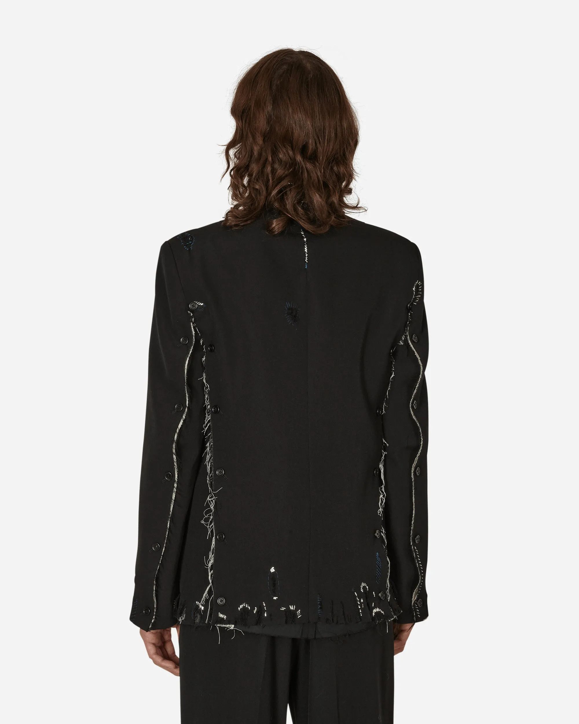 Wool Convertible Blazer Black